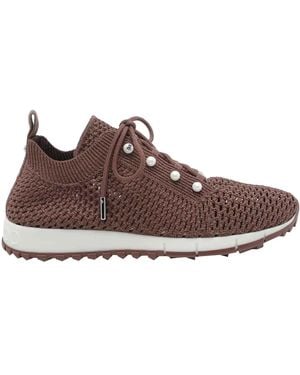 Jimmy Choo Vele Trainers - Brown