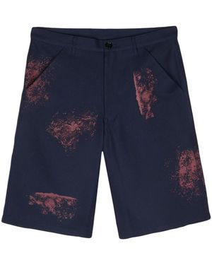 Comme des Garçons Printed Shorts - Blue