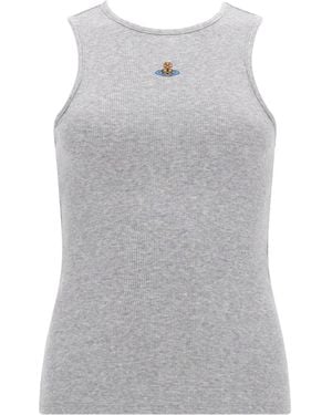 Vivienne Westwood Tops With Logo - Grey