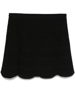 Tom Ford Silk And Cotton Mini Skirt - Black