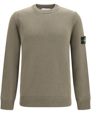 Stone Island Jumper Crewneck - Green