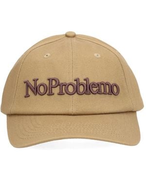 No Problemo Baseball Cap - Natural