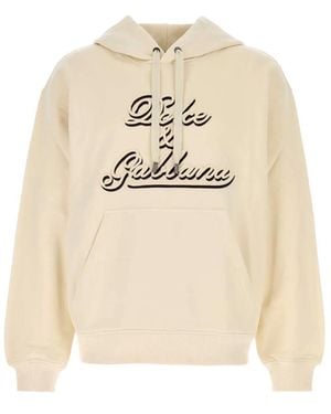 Dolce & Gabbana Dolce & Gabbana Hooded Sweatshirt - Natural
