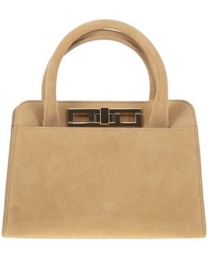 Fabiana Filippi Small Handbag With Metal Accessory - Brown