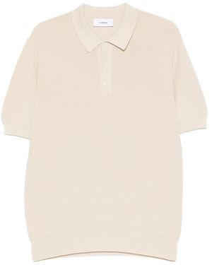 Lardini Short Sleeve Polo Shirt - White