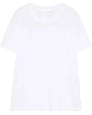 Roberto Collina Crewneck Cotton T-Shirt - White
