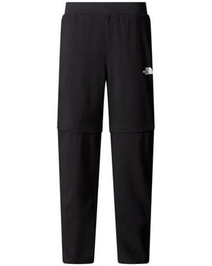 The North Face Pants With Logo - Black
