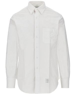 Thom Browne Oxford Cotton Shirt - White