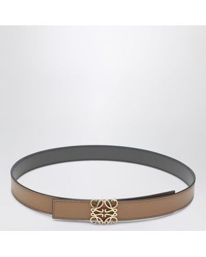 Loewe Reversible Anagram Belt - Brown