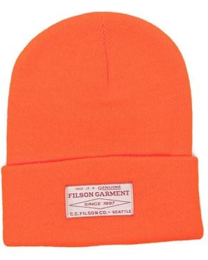 Filson Logo Beanie - Orange
