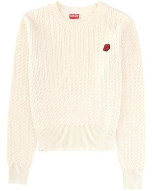 KENZO "Boke Flower" Jersey - Natural