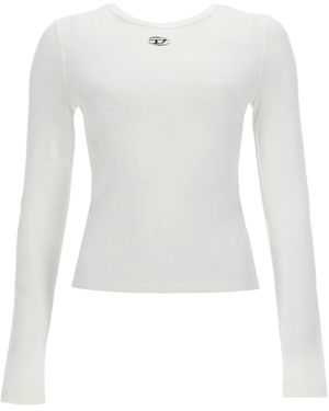 DIESEL Top "T-Uncutieslong-Ls-Od" - White