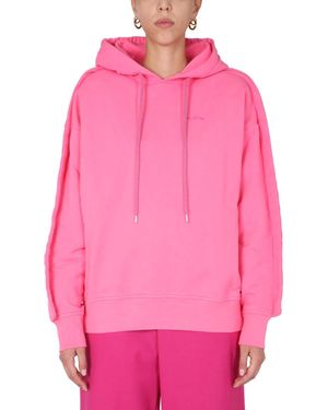 Ambush Sweatshirt With Embroidered Logo - Pink