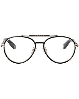 Philipp Plein Metal Glasses - Metallic