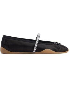 Giuseppe Zanotti Silk Satin Rhinestone Bow - White