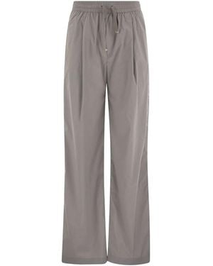 Herno Stretch Nylon Trousers - Grey