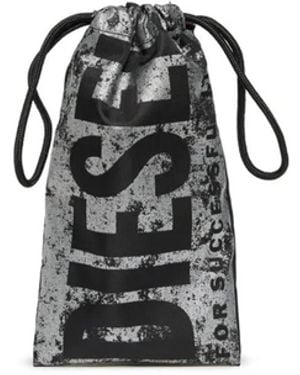 DIESEL Clutch Bag With Logo - Black