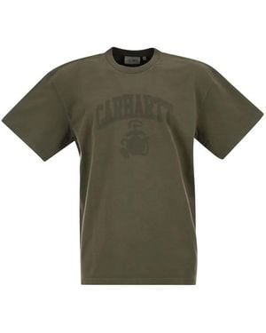 Carhartt T-Shirt With Front Print - Green