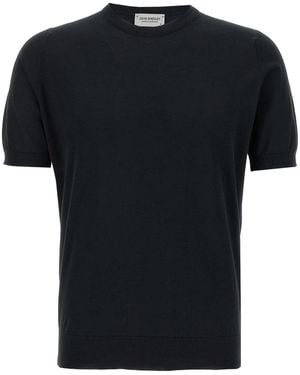 John Smedley 'Kempton' T-Shirt - Black