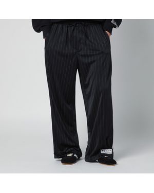 Y-3 Pinstripe Jogging Pants - Black