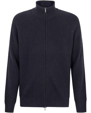 Barba Napoli Full Zip Jacket - Blue