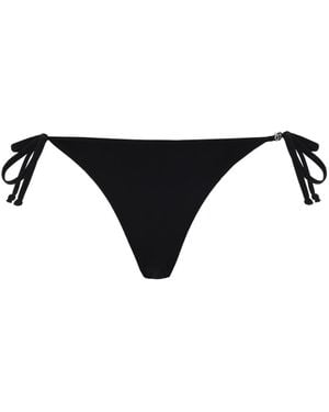 DIESEL Slip Bikini Con Dettaglio Oval D - Black