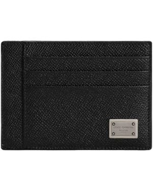 Dolce & Gabbana Calfskin Card Holder - White