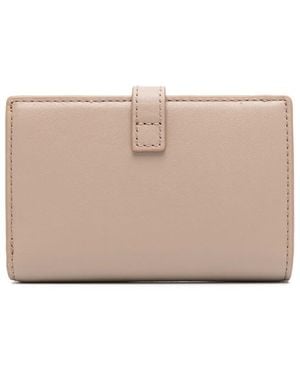 Furla Flow" Small Compact Wallet - Natural