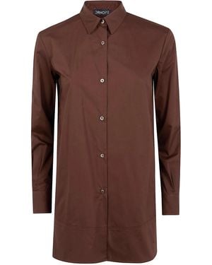 DR. HOPE Long Shirt - Brown