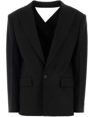DSquared² Peek-A-Boo Blazer - Black