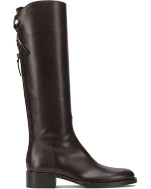 Sartore "Parma" Knee-High Boots - Black