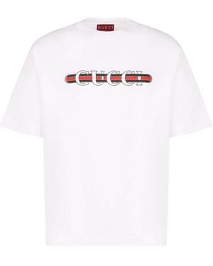 Gucci S/S T-Shirt Heavy Cotton Jerse - White