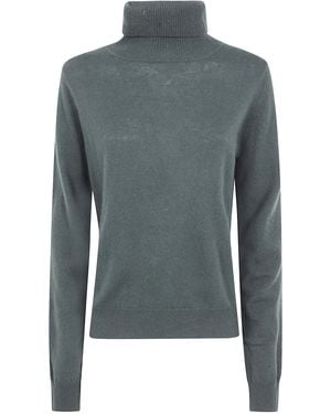 ABSOLUT CASHMERE "Themys" Turtle Neck Jumper - Blue