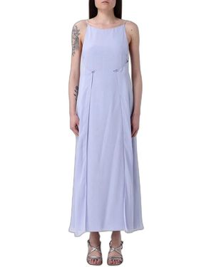 Emporio Armani Lilac Polyester Dress - Blue