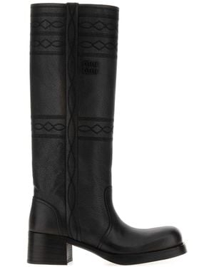 Miu Miu Stivali - Black