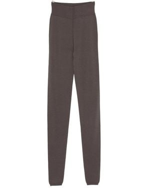 Rick Owens Knitted Leggings - Grey