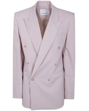 Frankie Shop "Monterey" Structured Blazer - Purple
