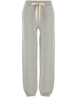 Jil Sander Drawstring Waist Track Pants - Gray