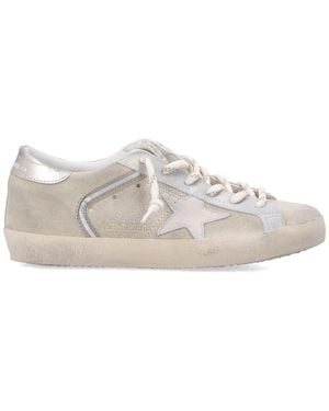 Golden Goose Super-Star Trainers - Metallic