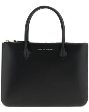 Comme des Garçons Zip Pouch With Two Handles - Black