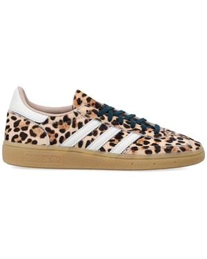 adidas Originals Handball Spezial Leopard Trainers - Natural