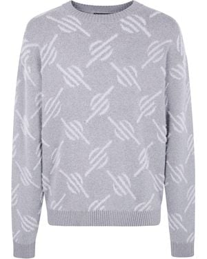 Daily Paper "Tevin Monogram" Knit Jumper - Grey