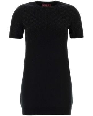 Gucci Wool Mini Dress - Black