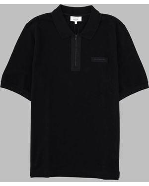 Maison Kitsuné Shirt Collar Polos - Black