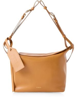 Furla Leather Shoulder Bag - White