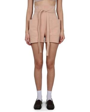 Philosophy Di Lorenzo Serafini Shorts With Belt - Natural