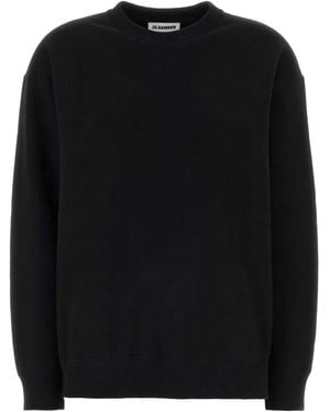 Jil Sander Sweatshirt Cn Ls Pnt - Black