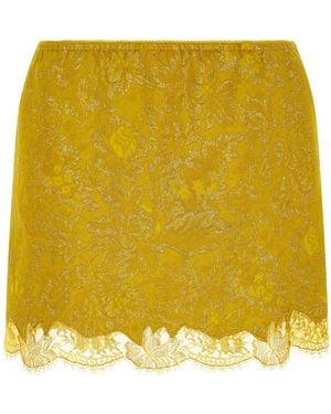 Saint Laurent 'Barocca' Skirt - Yellow
