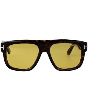 Tom Ford Avana Scura Marrone Acetate Sunglasses - Multicolor