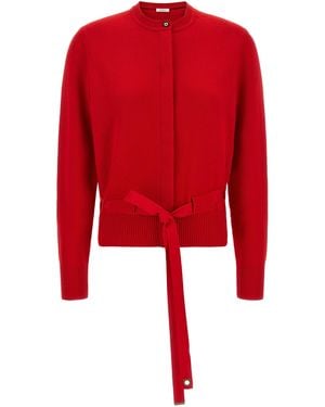 Ferragamo Cashmere Cardigan - Red
